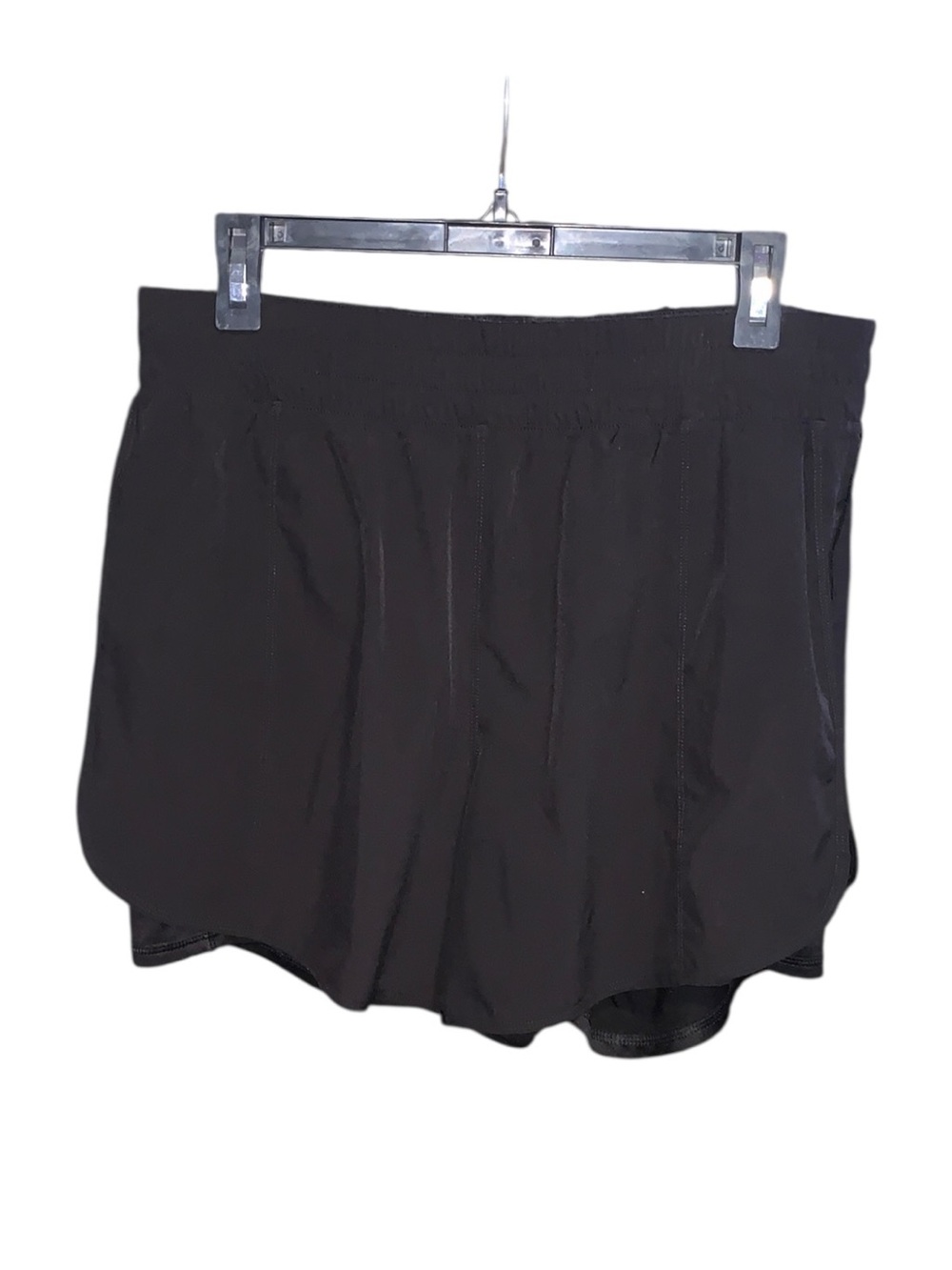 Avia Women's Large Black Athletic Shorts Spandex Short Lined